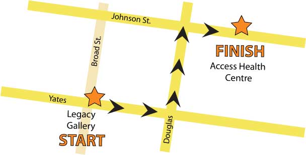 Map of Art Procession Route